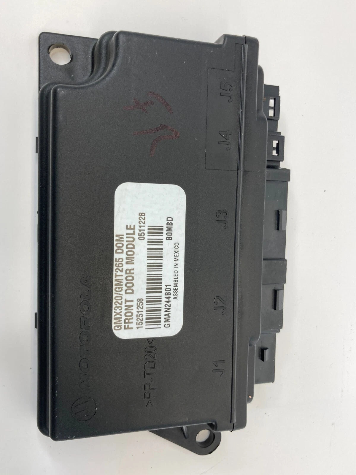06 07 CADILLAC CTS 2006 SRX FRONT RIGHT DOOR LOCK CONTROL MODULE 15251258 OEM