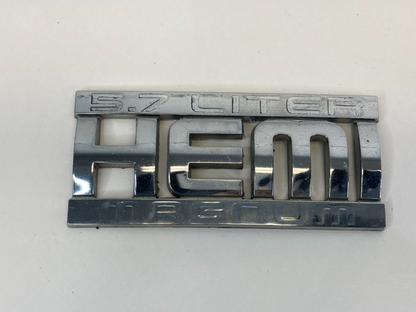 03-05 Dodge RAM 2500 5.7L Hemi Mangum Left Or Right Emblem Nameplate 55077661AA