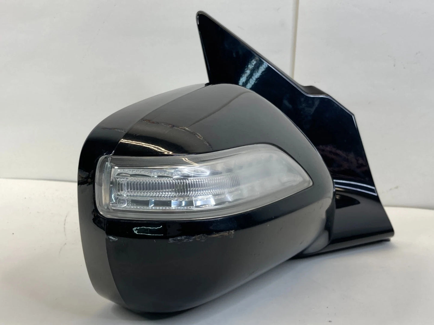 10 11 ACURA MDX PASSENGER DOOR MIRROR ASSEMBLY BLACK TURN SIGNAL 76200STXA120