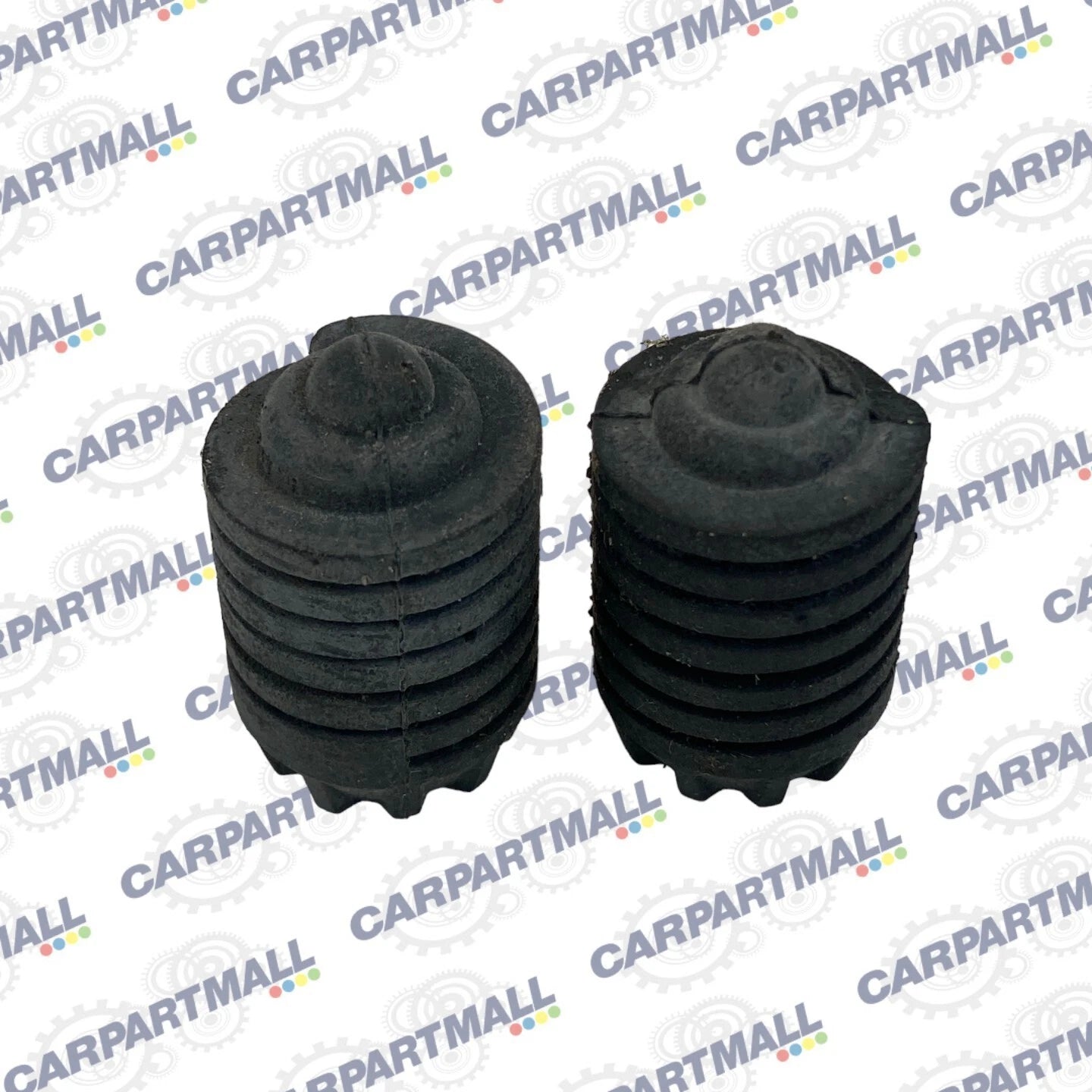 2002-2005 BMW 745I FRONT HOOD RUBBER CUSHION BUFFER STOPPER BUMPER SET PAIR OEM