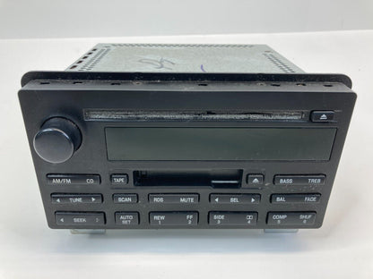 2003 2004 Ford Expedition AM FM Radio Stereo CD Cassette Player 4L1T-18C868-AB