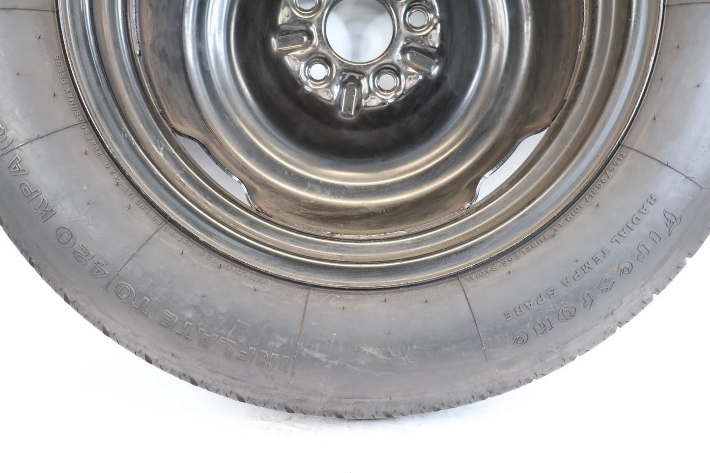 2007-2011 HONDA CR-V CRV SPARE TIRE WHEEL COMPAT DONUT T155/90R17 101M OEM