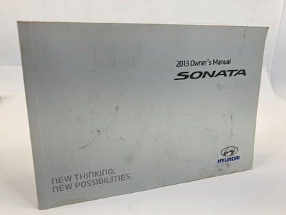 2013 Hyundai Sonata Owner's Manual Information Guide Handbook Set W/ Case OEM