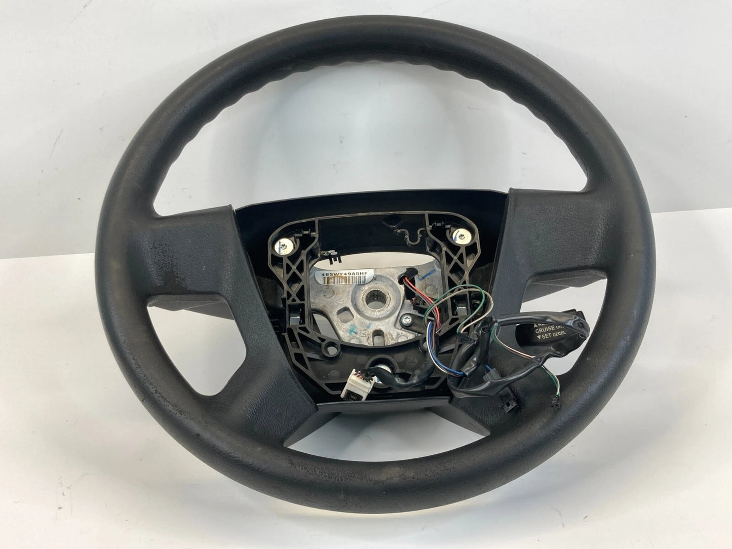 2009 2010 DODGE JOURNEY STEERING WHEEL W/ CRUISE CONTROL SWITCH 4BSWY49A5HF OEM