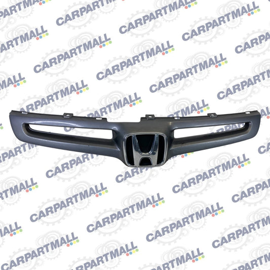 03-05 HONDA ACCORD FRONT UPPER BUMPER GRILL GRILLE W/ EMBLEM 71120-SDA OEM