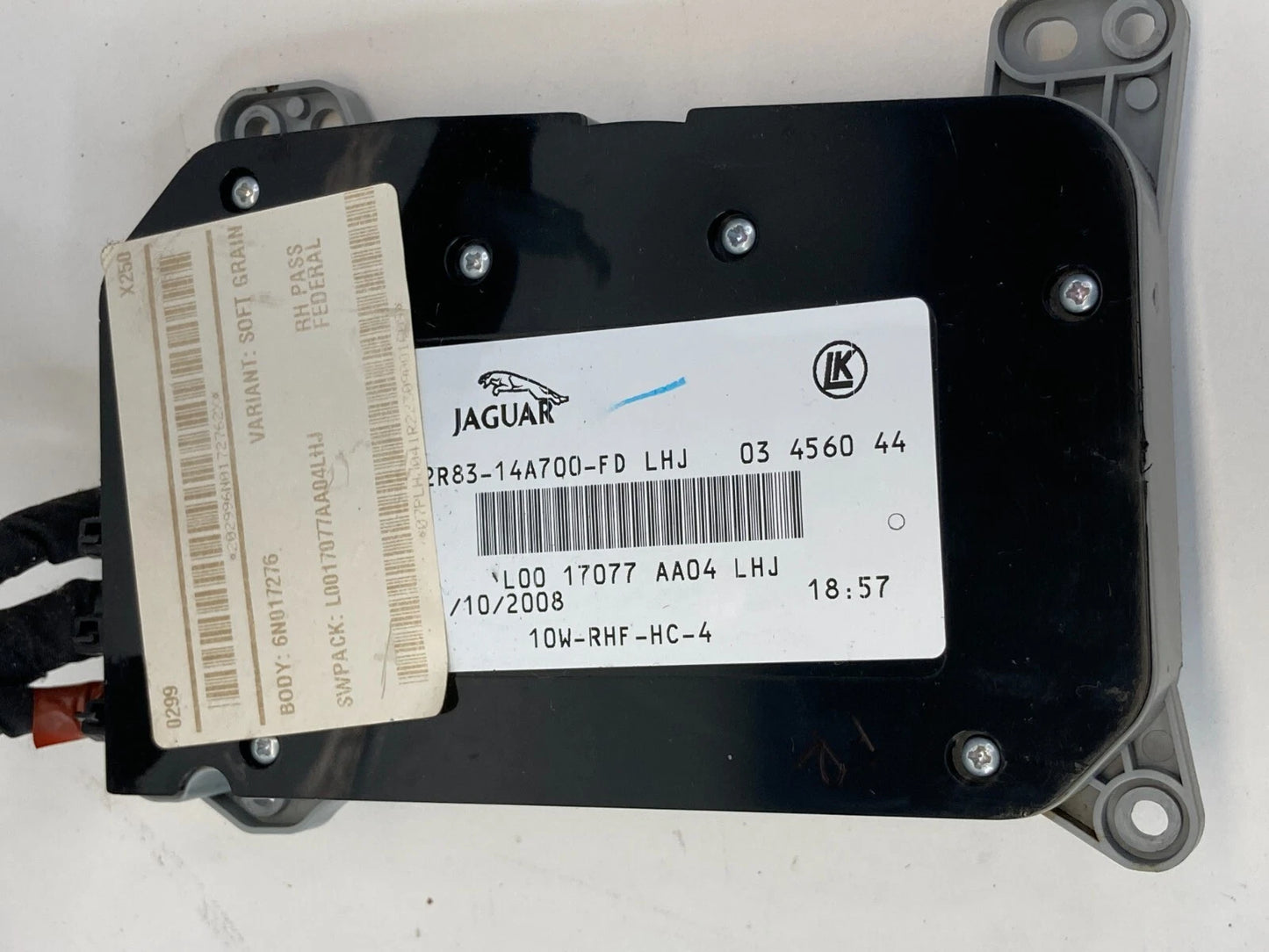 2009-2011 JAGUAR XF FRONT RIGHT SEAT ADJUSTMENT CONTROL SWITCH 2R83-14A700-FD