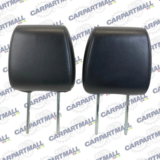 2004-2008 FORD F-150 FRONT LH & RH SEAT HEADREST HEAD REST PAIR SET LEATHER OEM