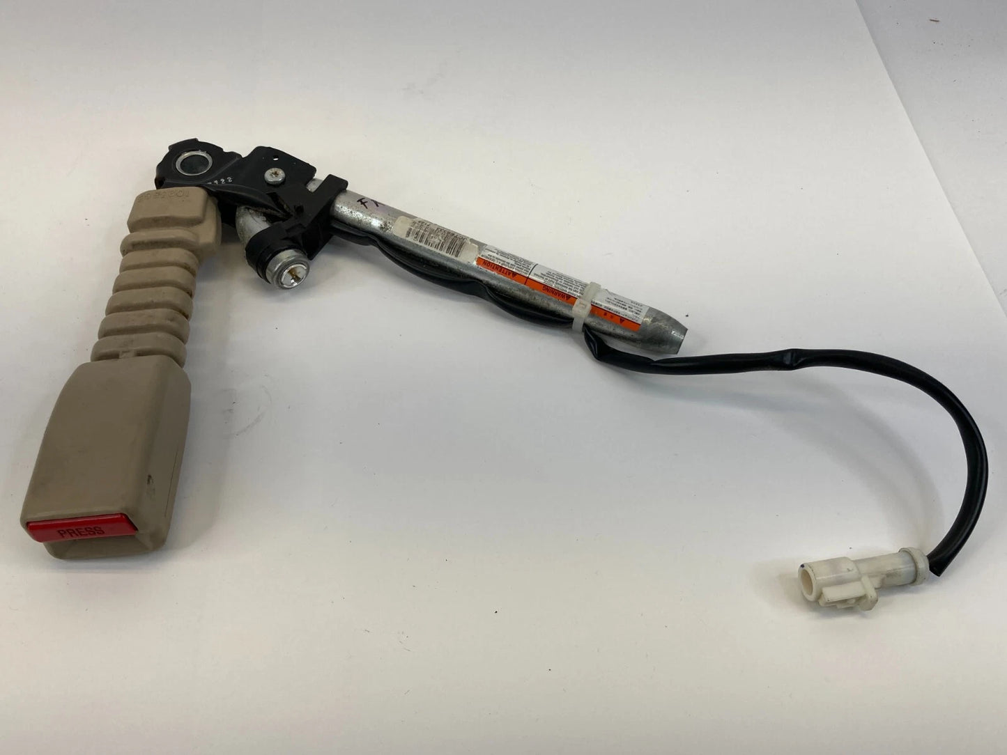 2007-2010 LINCOLN MKX FRONT RIGHT PASSENGER SEAT BELT BUCKLE PRETENSIONER OEM