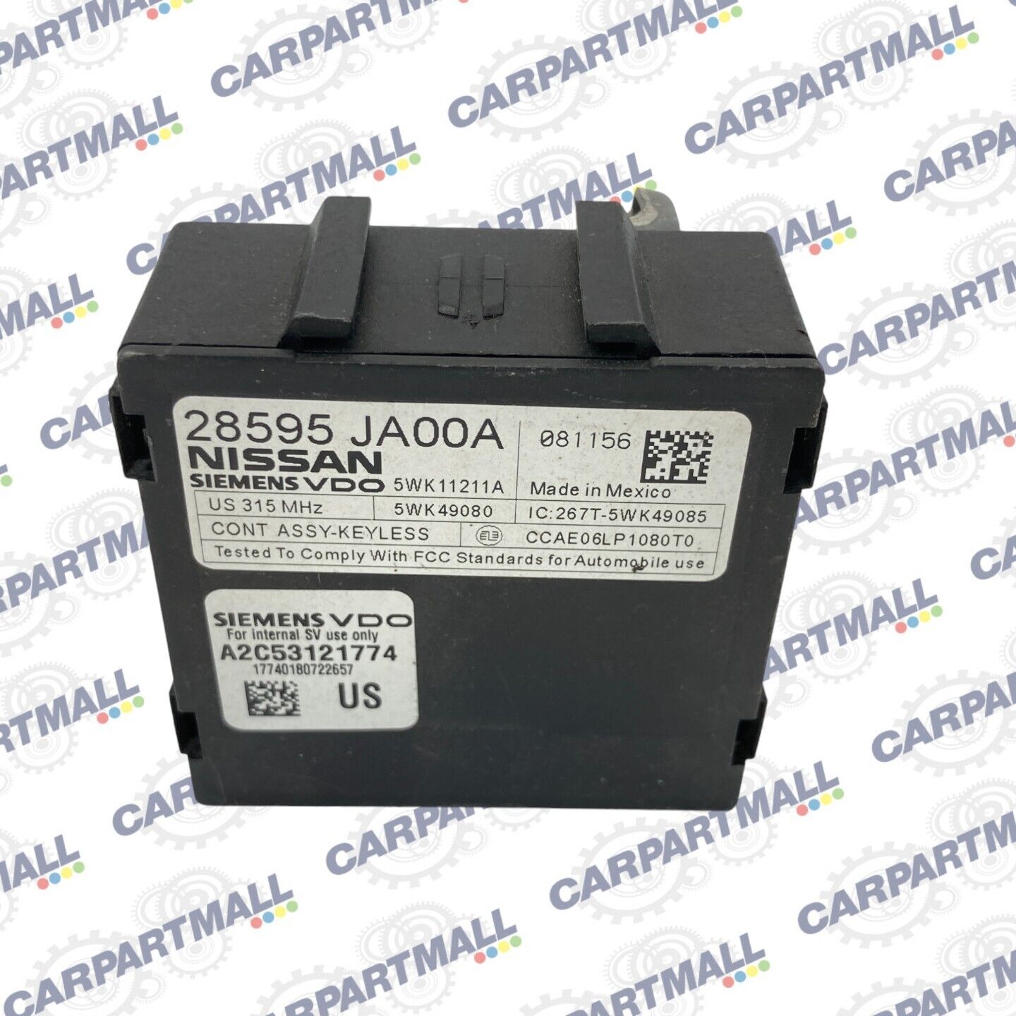 07 08 Nissan Altima 09-14 Murano Anti Theft Keyless Control Module 28595-JA00A