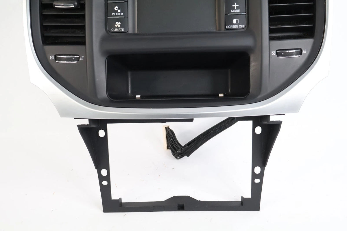 2011-2014 CHRYSLER 300 DASH AM/FM RADIO INFORMATION DISPLAY SCREEN W/ BEZEL TRIM