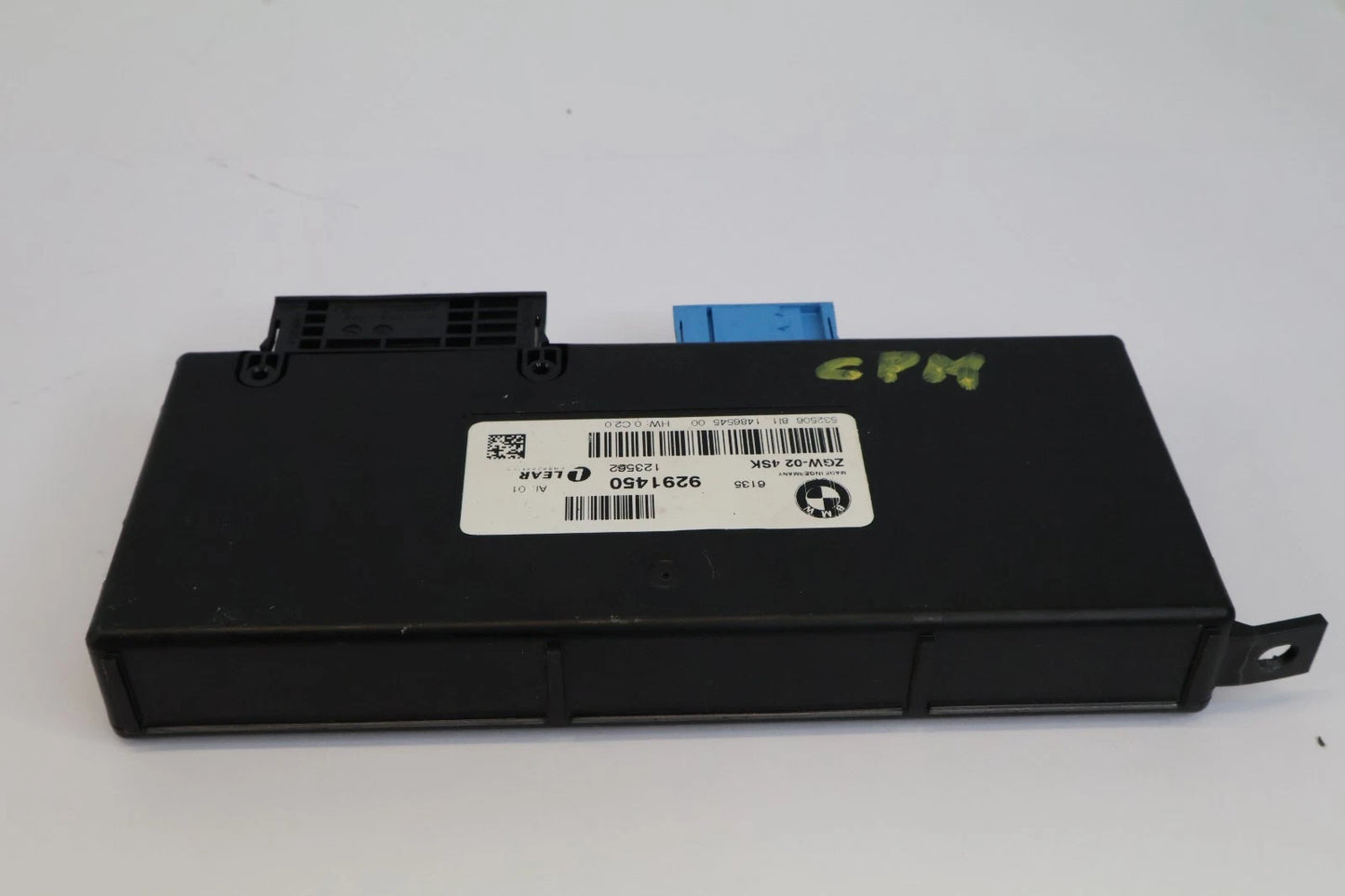 2012-2016 BMW 528I 528I XDRIVE F10 CENTRAL GATEWAY MODULE ZGW-02 OEM 9291450