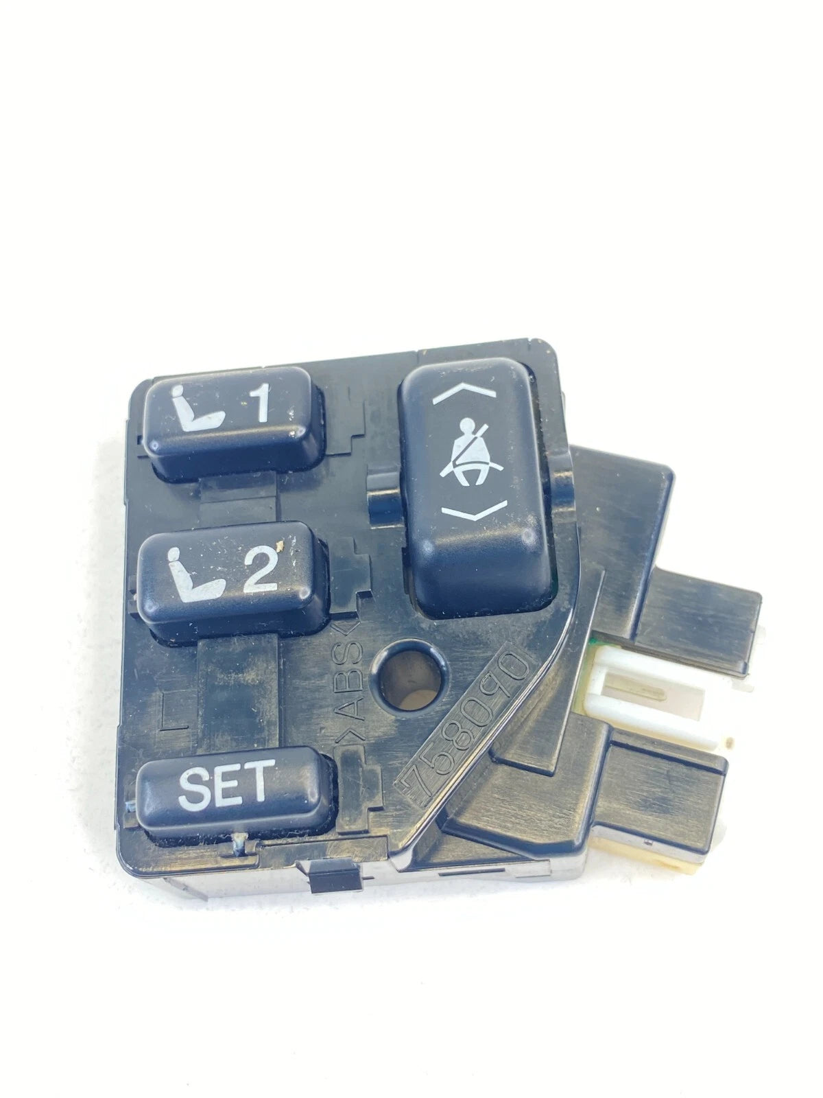 95-00 LEXUS LS400 FRONT LEFT SEAT MEMORY POSITION SEAT BELT ADJUSTMENT SWITCH