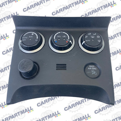 08-13 NISSAN ROGUE AC HVAC TEMPERATURE CLIMATE CONTROL SWITCH W BEZEL 275001VK0A