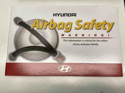 2010 10 HYUNDAI TUCSON OWNERS MANUAL HANDBOOK & WARRANTY INFORMATION OEM