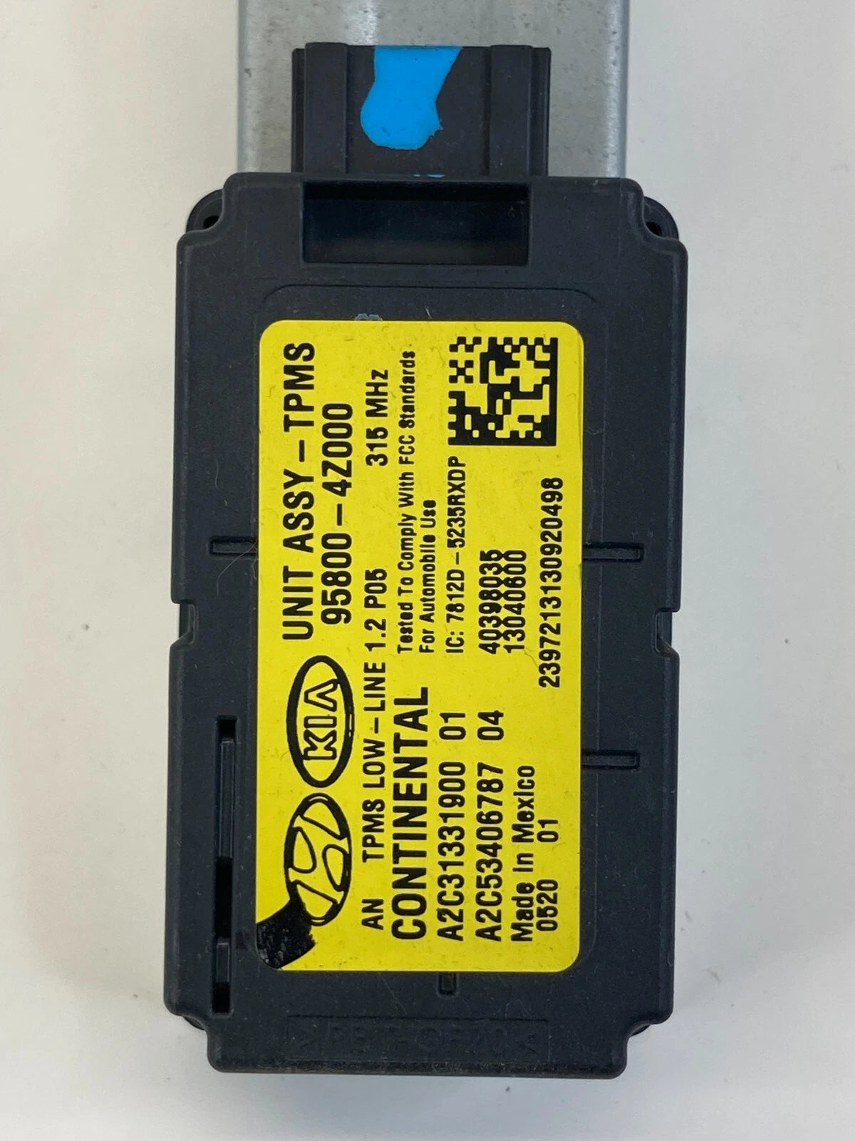 2013-2016 HYUNDAI SANTA FE TIRE PRESSURE MONITORING MODULE TPMS OEM 95800-4Z000