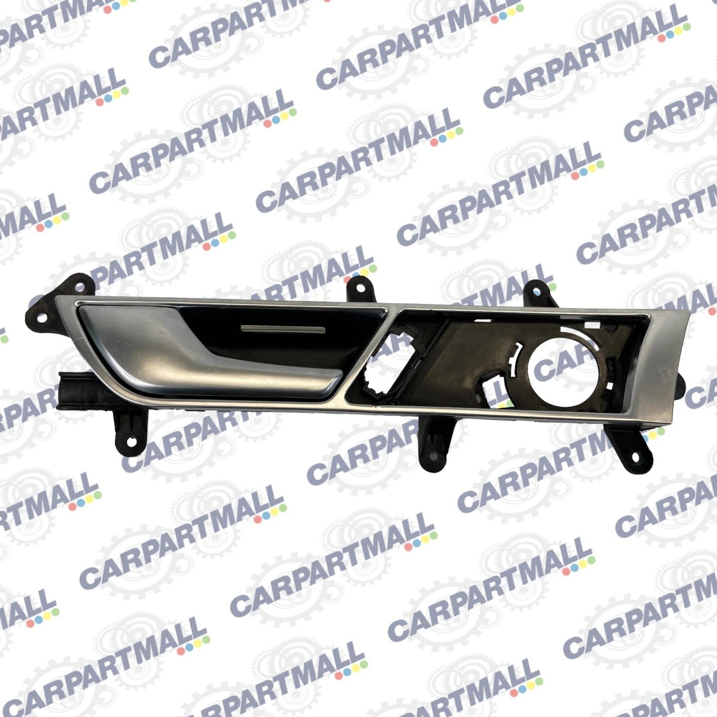 2006-2011 AUDI A6 FRONT LEFT SIDE INTERIOR DOOR HANDLE W/ BEZEL 4F0837019C OEM