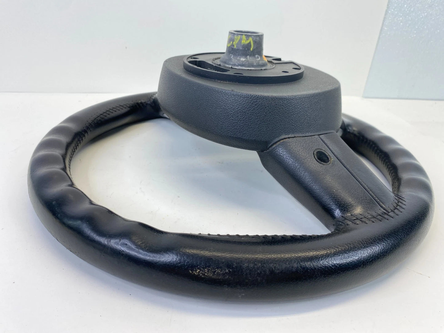 07-13 MINI COOPER STEERING WHEEL BLACK LEATHER WITH MULTIFUNCTION CONTROLS OEM