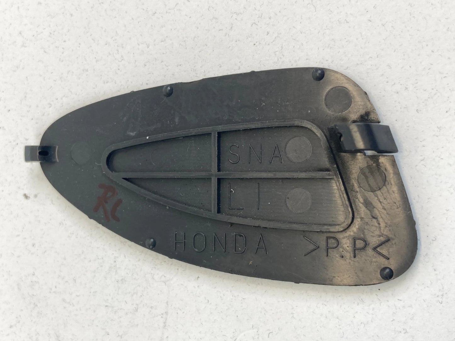 2006-2011 HONDA CIVIC REAR LEFT SIDE INTERIOR DOOR HANDLE SCREW COVER TRIM OEM