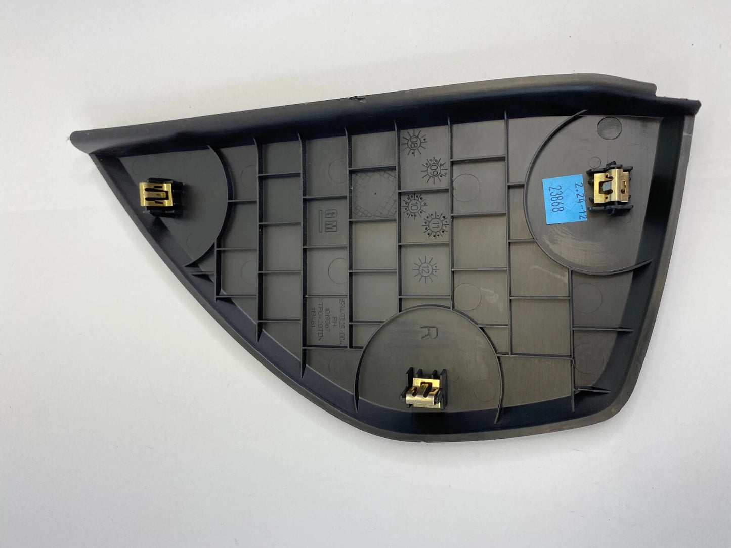 2010-2017 CHEVROLET EQUINOX RIGHT SIDE DASH END CAP COVER TRIM PANEL 15949325