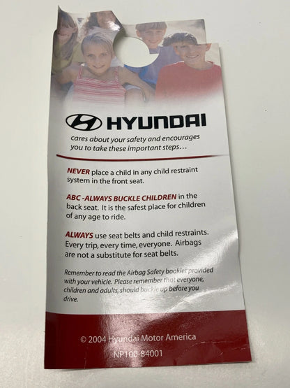 2010 10 HYUNDAI TUCSON OWNERS MANUAL HANDBOOK & WARRANTY INFORMATION OEM