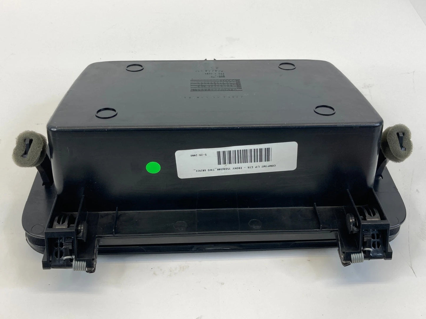 07-11 CHEVROLET HHR CENTER UPPER DASH STORAGE CUBBY COMPARTMENT EBONY 15846500