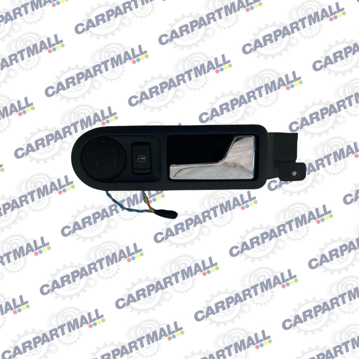 01-05 Volkswagen Passat Rear Right Interior Door Handle w/ Tweeter & Switch OEM