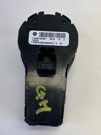 2015-2017 CHRYSLER 200 DASHBOARD HEADLIGHT DIMMER SWITCH CONTROL 68154356AB OEM