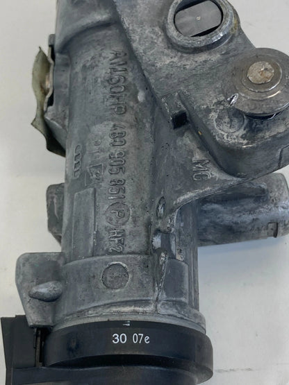 04-09 AUDI A4 QUATTRO IGNITION LOCK CYLINDER SWITCH HOUSING & KEYS 4B0905851 OEM