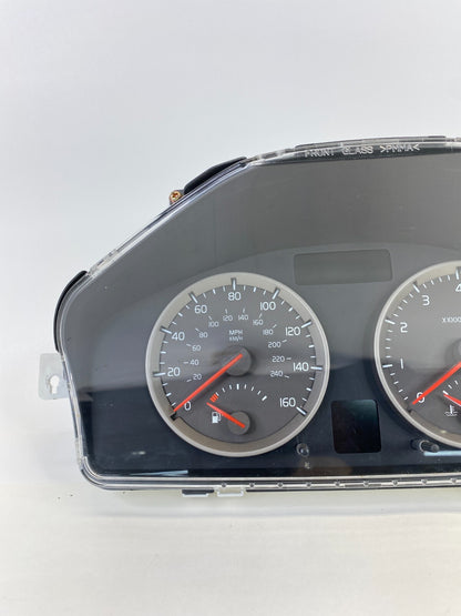 04-07 Volvo S40 2.4L AT Speedometer Instrument Cluster Gauges 143K 30710072 OEM