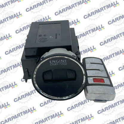 2009-2013 VW VOLKSWAGEN CC IGNITION START STOP SWITCH W/ KEY 3C0905843R OEM
