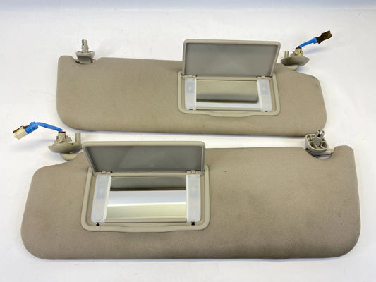 11-17 HONDA ODYSSEY W SUNROOF LEFT & RIGHT SUN VISOR SUNVISOR SET W/ LIGHT OEM