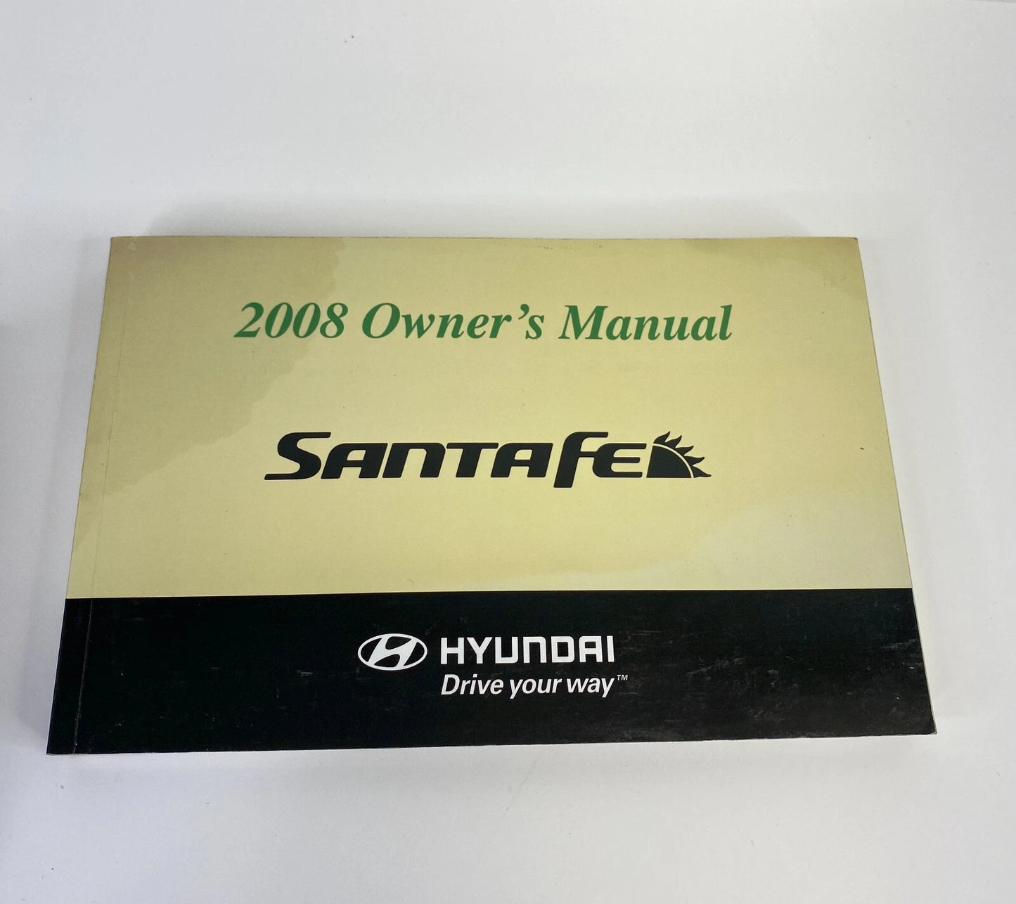 2008 HYUNDAI SANTA FE OWNERS OWNER'S GUIDE MANUAL BOOK INFORMATION SET W/ CASE