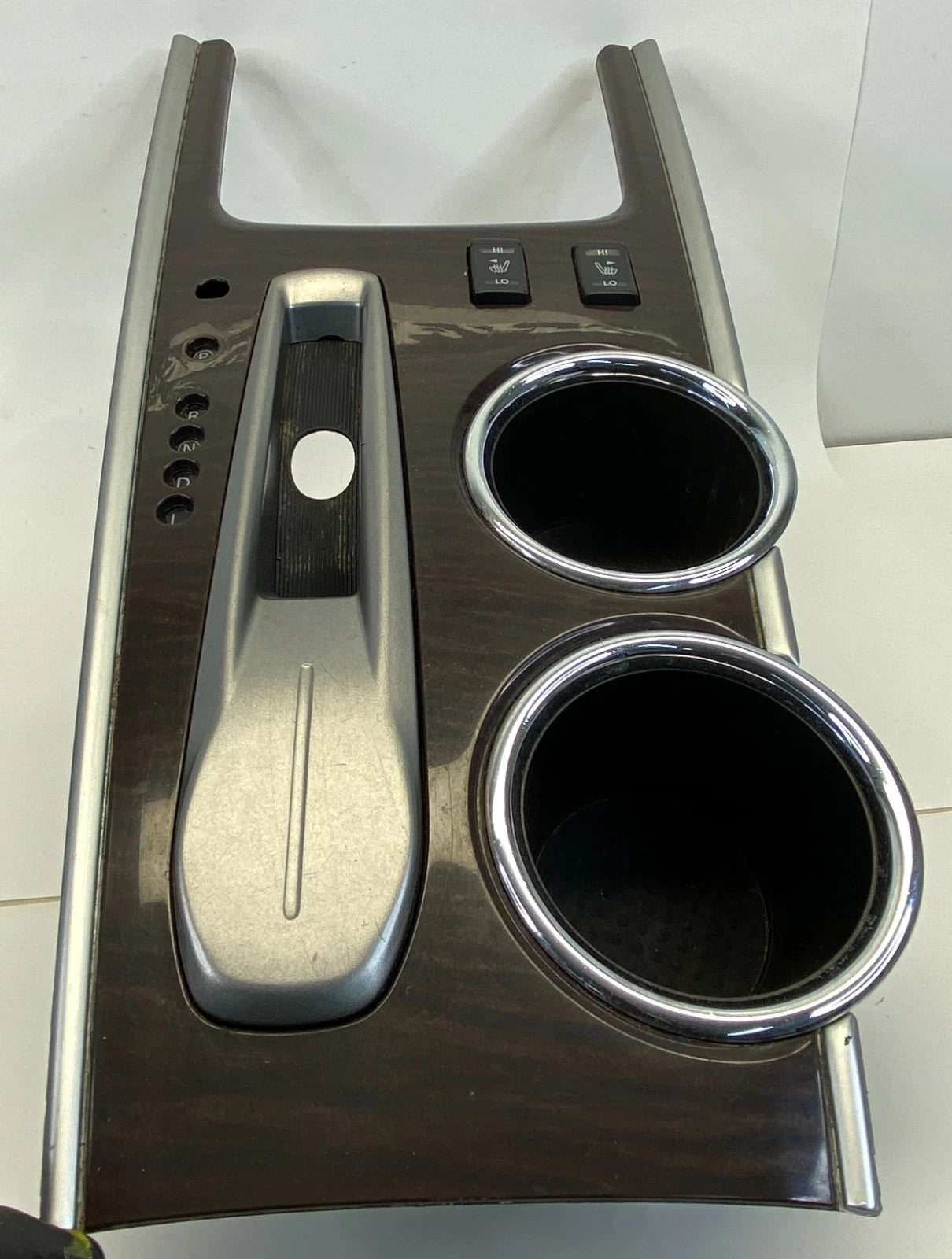 2013-2016 NISSAN PATHFINDER CENTER CONSOLE SHIFTER BEZEL TRIM W/ CUP HOLDER OEM