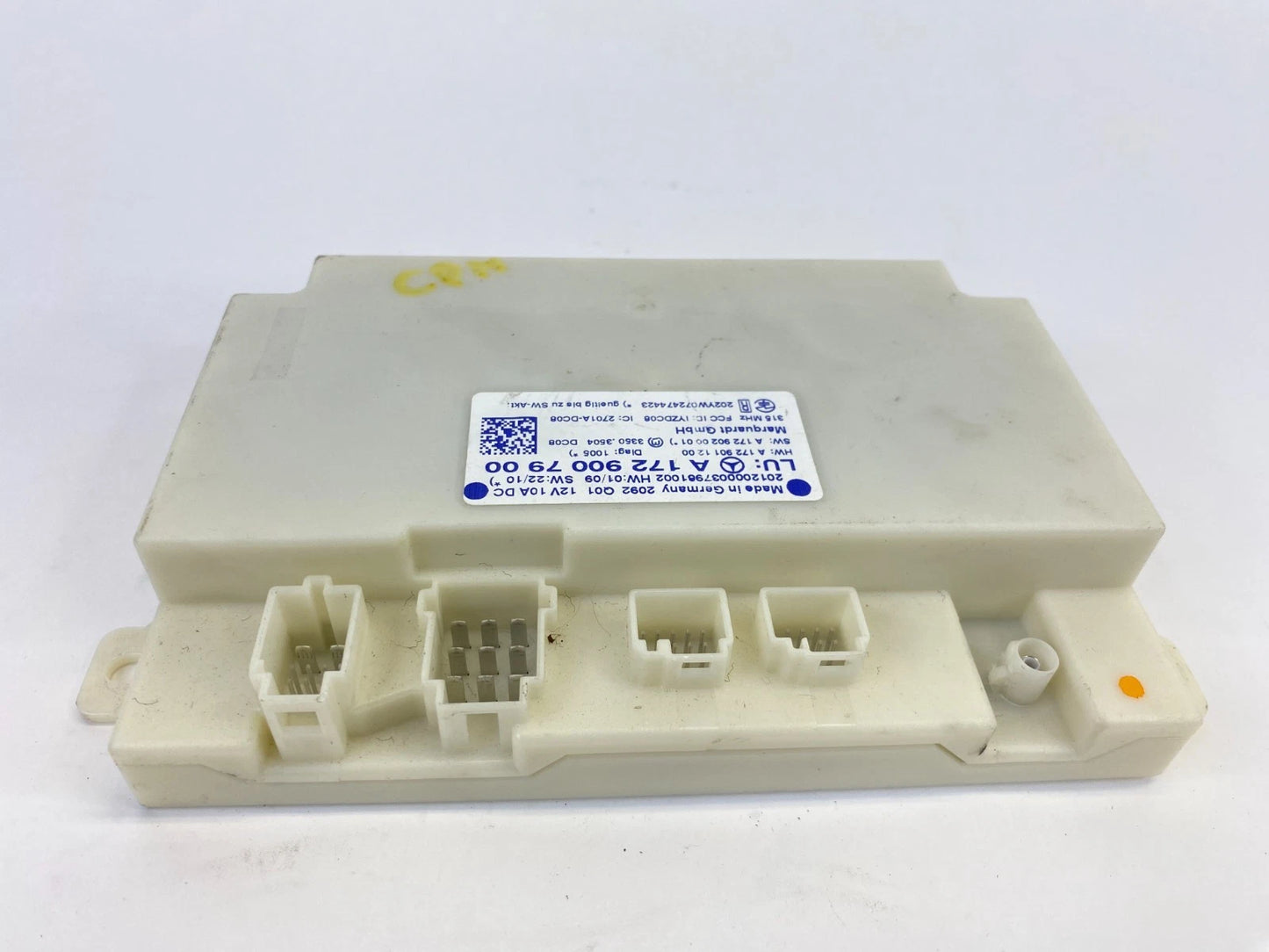 2010-2015 MERCEDES-BENZ GLK350 KEYLESS IGNITION CONTROL MODULE A172-900-79-00