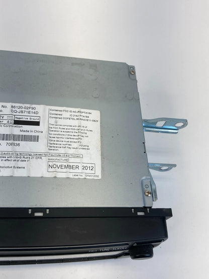 2012 2013 TOYOTA COROLLA AM/FM CD PLAYER RADIO RECEIVER 86120-02F90 OEM