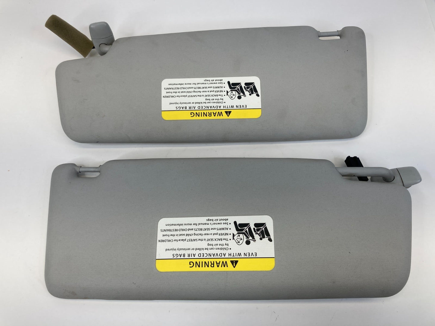 2012-2016 Volkswagen Passat Left & Right Side Sunvisor Sun Visor Shade Set OEM