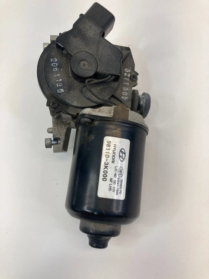 06-10 HYUNDAI SONATA FRONT WINDSHIELD WIPER MOTOR 98110-3K000 OEM