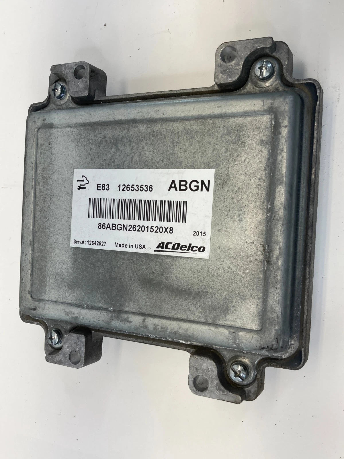 2012 CHEVROLET SONIC 1.8L ENGINE COMPUTER CONTROL MODULE ECM ECU 12653536