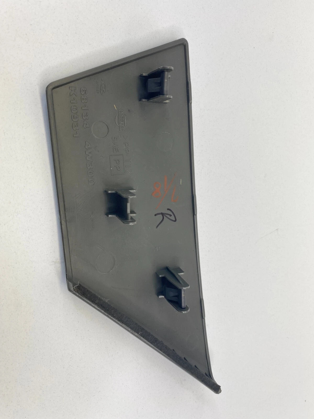 2000 2001 2002 2003 INFINITI QX4 RIGHT PASSENGER DASH TRIM COVER CAP 68134-4W300
