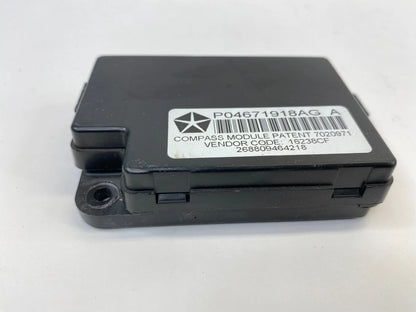 09-16 CHRYSLER TOWN & COUNTRY REMOTE COMPASS CONTROL MODULE UNIT 04671918AG OEM