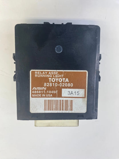 2010-2013 TOYOTA COROLLA RUNNING LAMP RELAY CONTROL MODULE UNIT 82810-02080