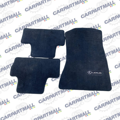 06-13 LEXUS IS250 IS350 FR RR INTERIOR FLOOR MATS CARPERTS SET OF 3 20853068 OEM
