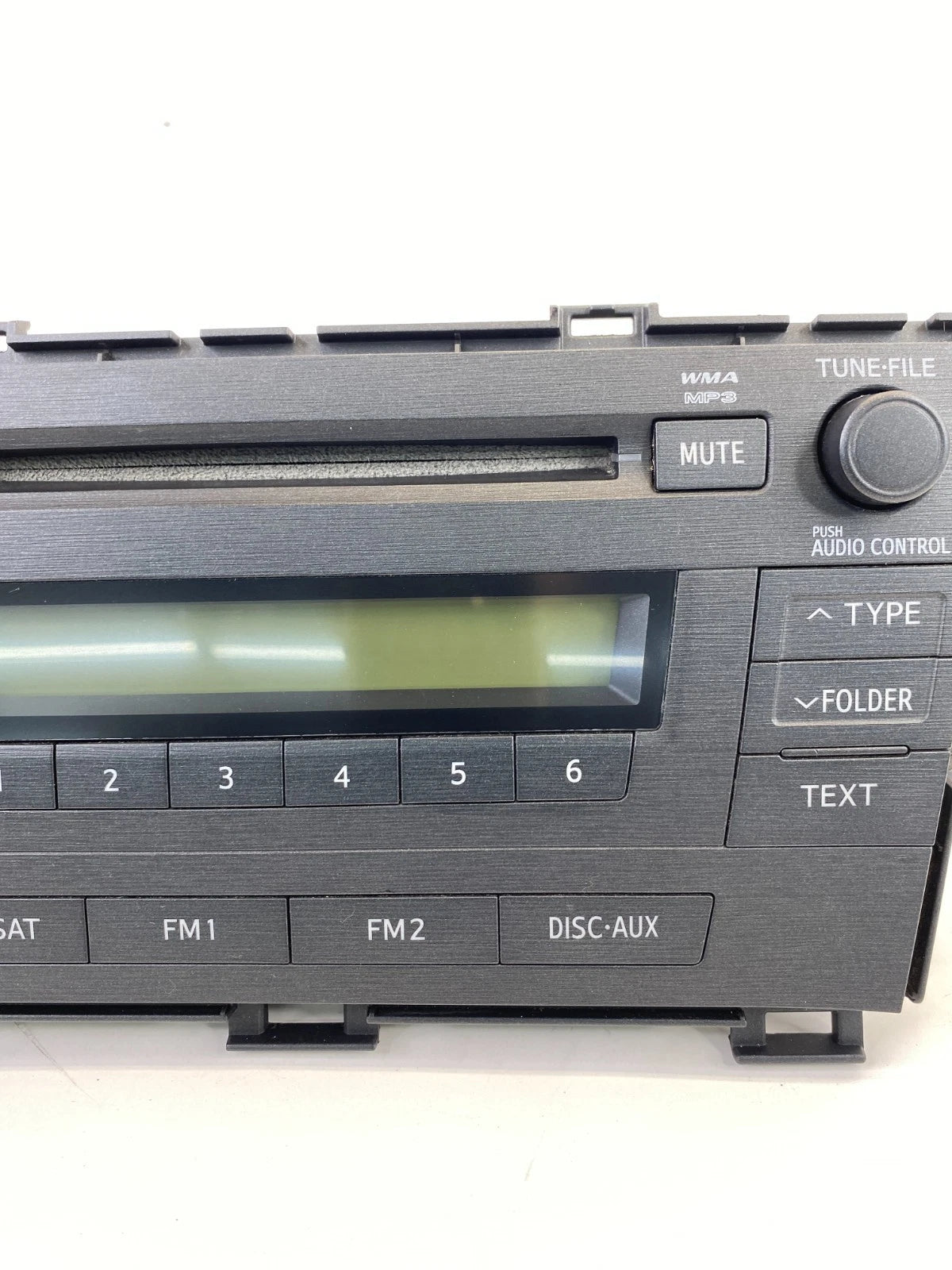 2010 2011 TOYOTA PRIUS RADIO RECEIVER CD DISC PLAYER MP3 WMA UNIT 8612047290 OEM