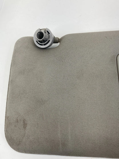 05-12 NISSAN ARMADA FRONT RIGHT PASSENGER LIGHTED SUNVISOR SUN VISOR GRAY OEM