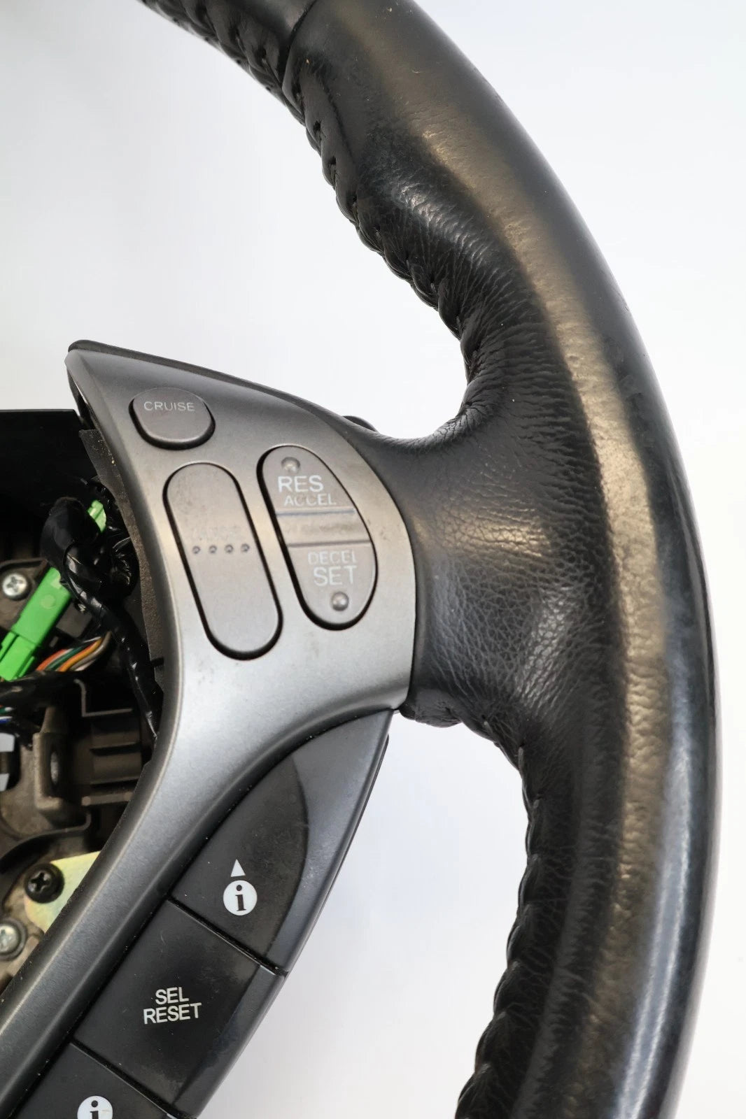 2007 2008 ACURA TL TYPE S STEERING WHEEL W/ PADDLE SHIFTERS BLACK LEATHER OEM
