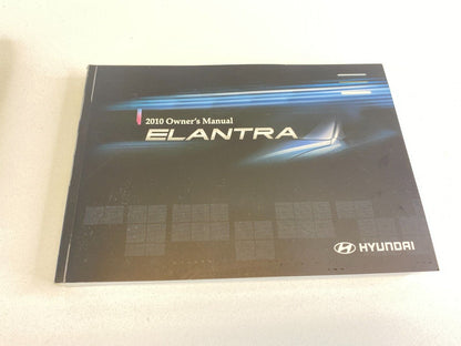 2010 Hyundai Elantra Owners Manual Reference Guide Books Set W/ Case OEM