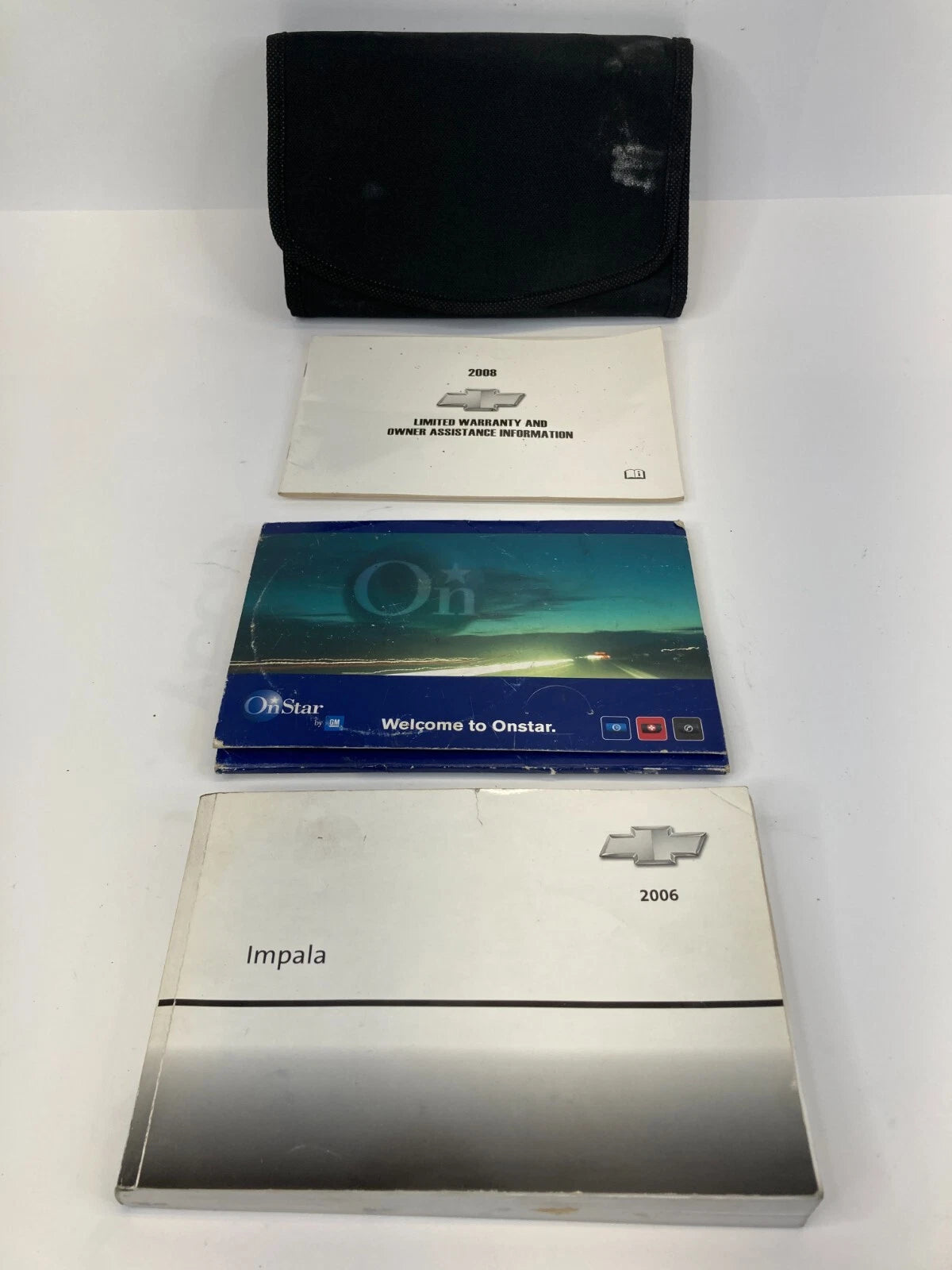 2008 08 CHEVY CHEVROLET OWNER MANUAL WARANTY GUIDE BOOK ONSTAR W/ CASE OEM
