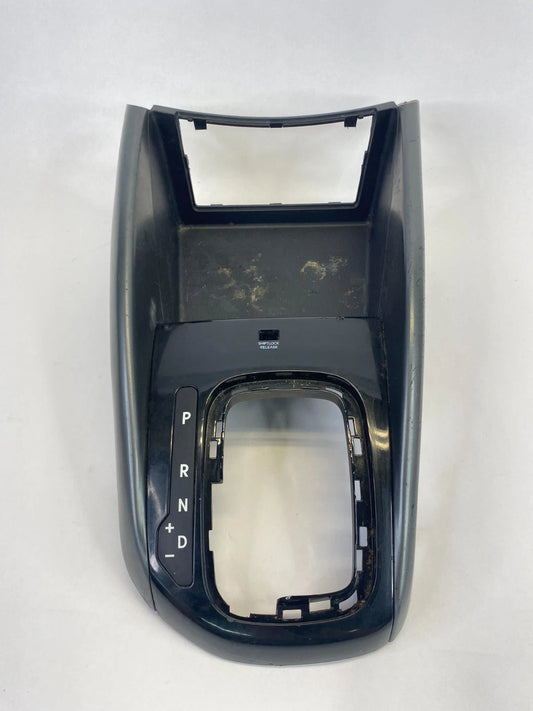2011-2013 KIA FORTE A/T FLOOR CONSOLE GEAR SHIFTER BEZEL TRIM PANEL ASSEMBLY OEM