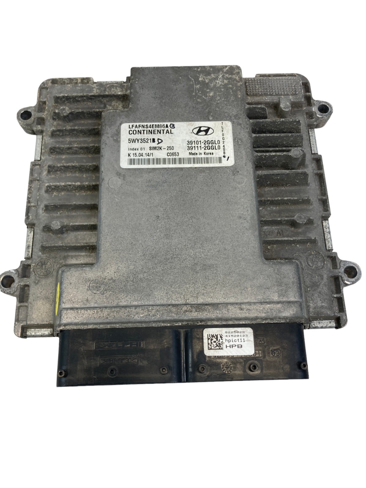 2015 2016 Hyundai Sonata 2.4L L4 16V Engine Computer Control Module 39101-2GGL0