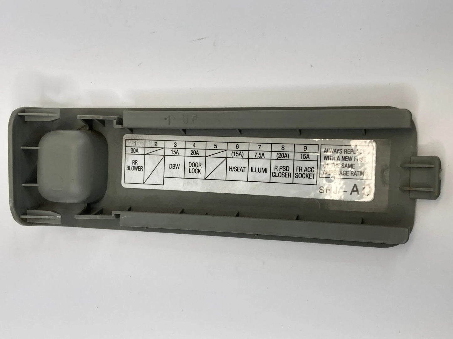 2005-2010 HONDA ODYSSEY INTERIOR RIGHT SIDE FUSE BOX ACCESS LID COVER SHJ-A0 OEM